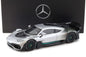 NZG 2023 Mercedes Benz One AMG (C298) Hightech Silver 1:12 DEALER EDITION Cartsfy Inc.