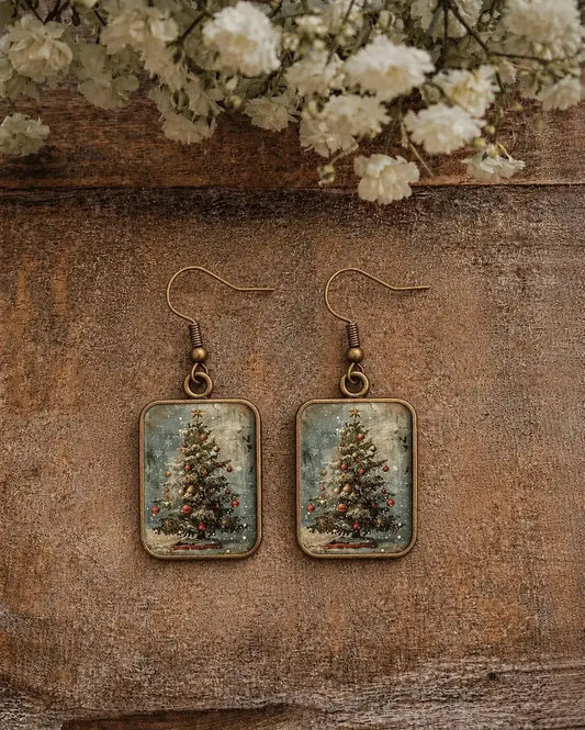 O Christmas Tree Earrings Rooted Home Goods Default Title Default Title-