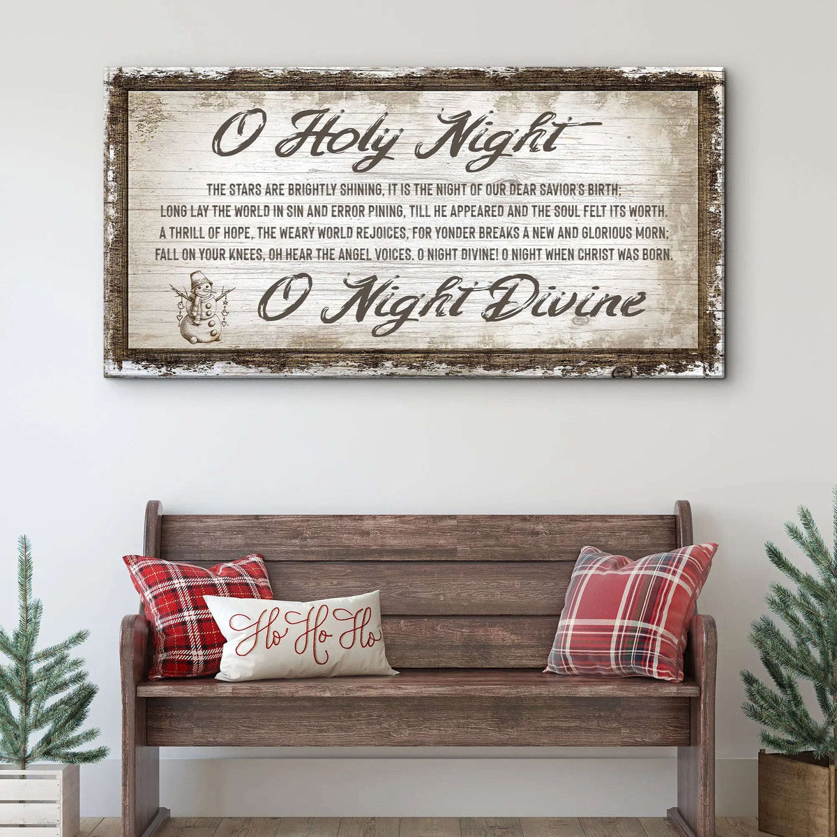 O Holy Night Christmas Sign Cartsfy Inc.