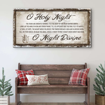 O Holy Night Christmas Sign Cartsfy Inc.