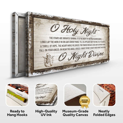 O Holy Night Christmas Sign Cartsfy Inc.