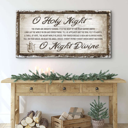 O Holy Night Christmas Sign Cartsfy Inc.