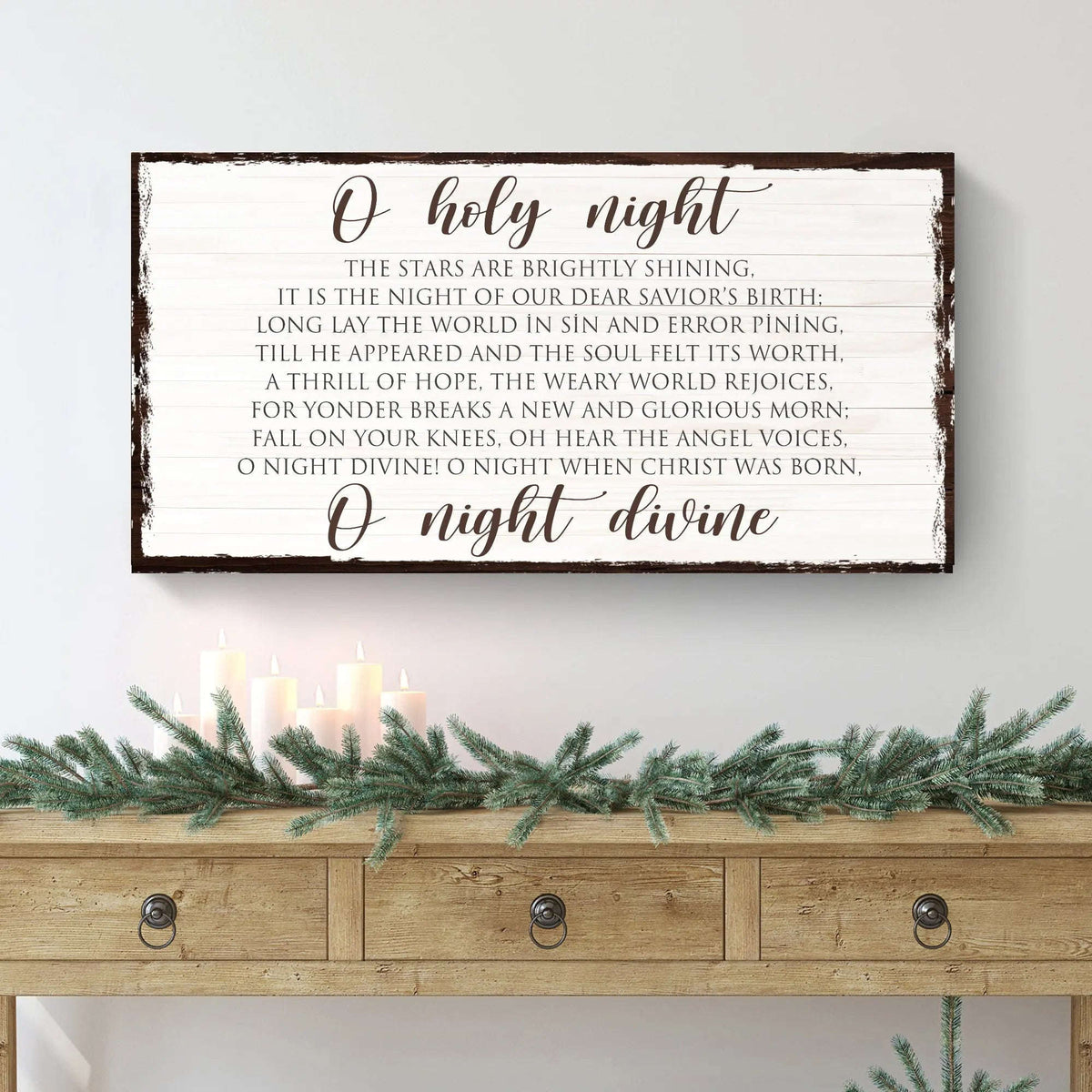 O Holy Night Christmas Sign II Cartsfy Inc.
