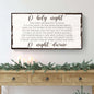 O Holy Night Christmas Sign II Cartsfy Inc.