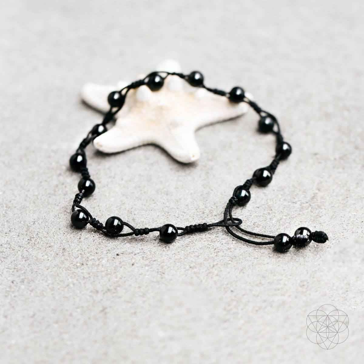 Obsidian Grounding Anklet - Cartsfy Inc.