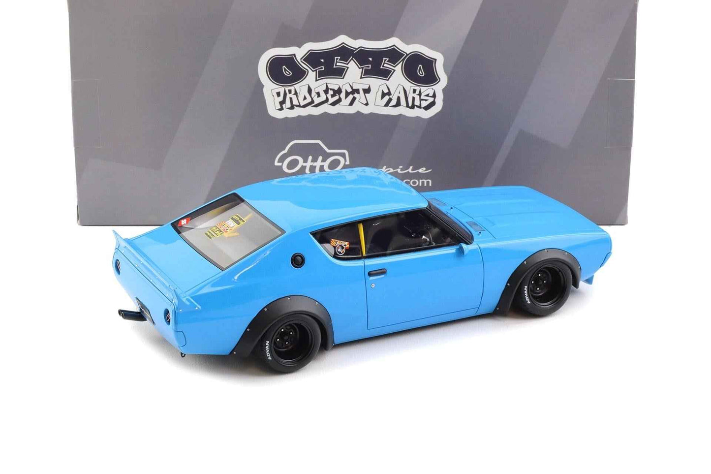 Otto 1971 Nissan Skyline 2000 GT-R (KPGC10) 2024 LB-Works Blue 1:18 Cartsfy Inc.
