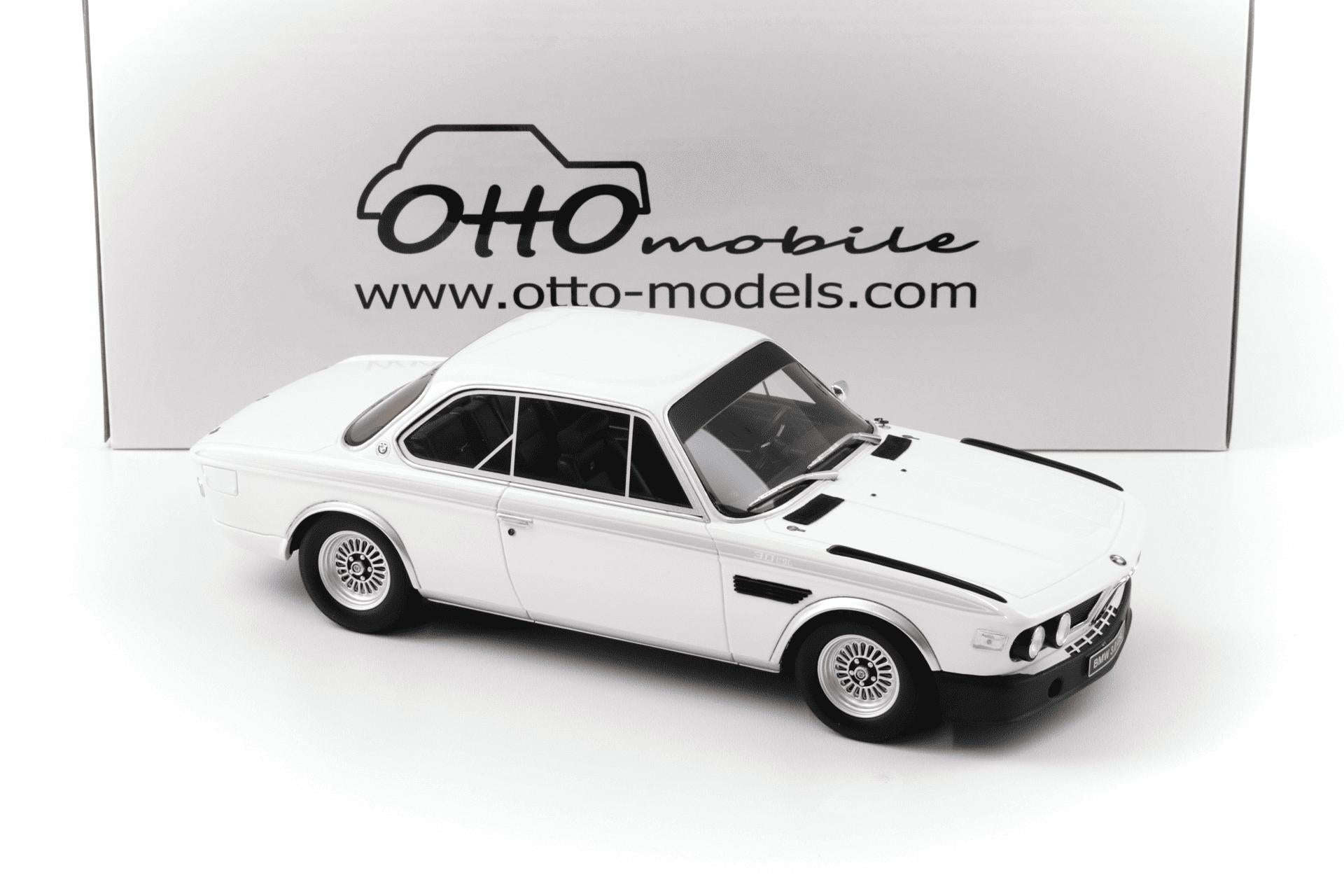 Otto 1972 BMW 3.0 (E9) CSL Chamonix White 1:18 STM Diecast Default Title Default Title-