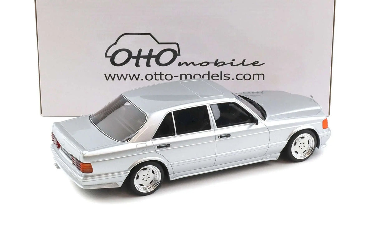 Otto 1989 Mercedes-Benz 560 6.0L SEL AMG W126 Brilliant Silver 1:18 Cartsfy Inc.