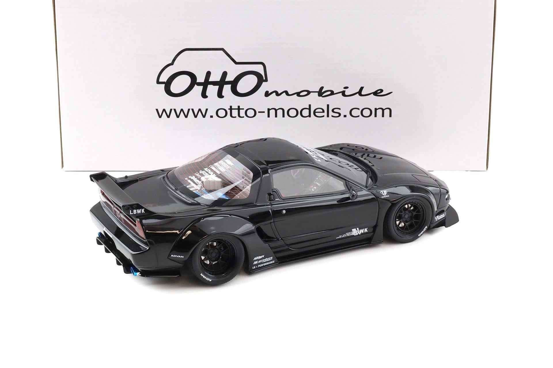 Otto 1991 Honda NSX NA1 LB-Works (Liberty Walk) 2020 Black 1:18 STM Diecast Default Title Default Title-