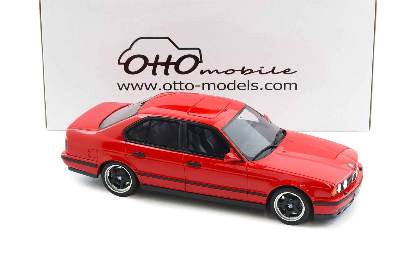 Otto 1992 BMW M5 E34 Sedan 20 Jahre Mugello Red 274 1:18 STM Diecast Default Title Default Title-