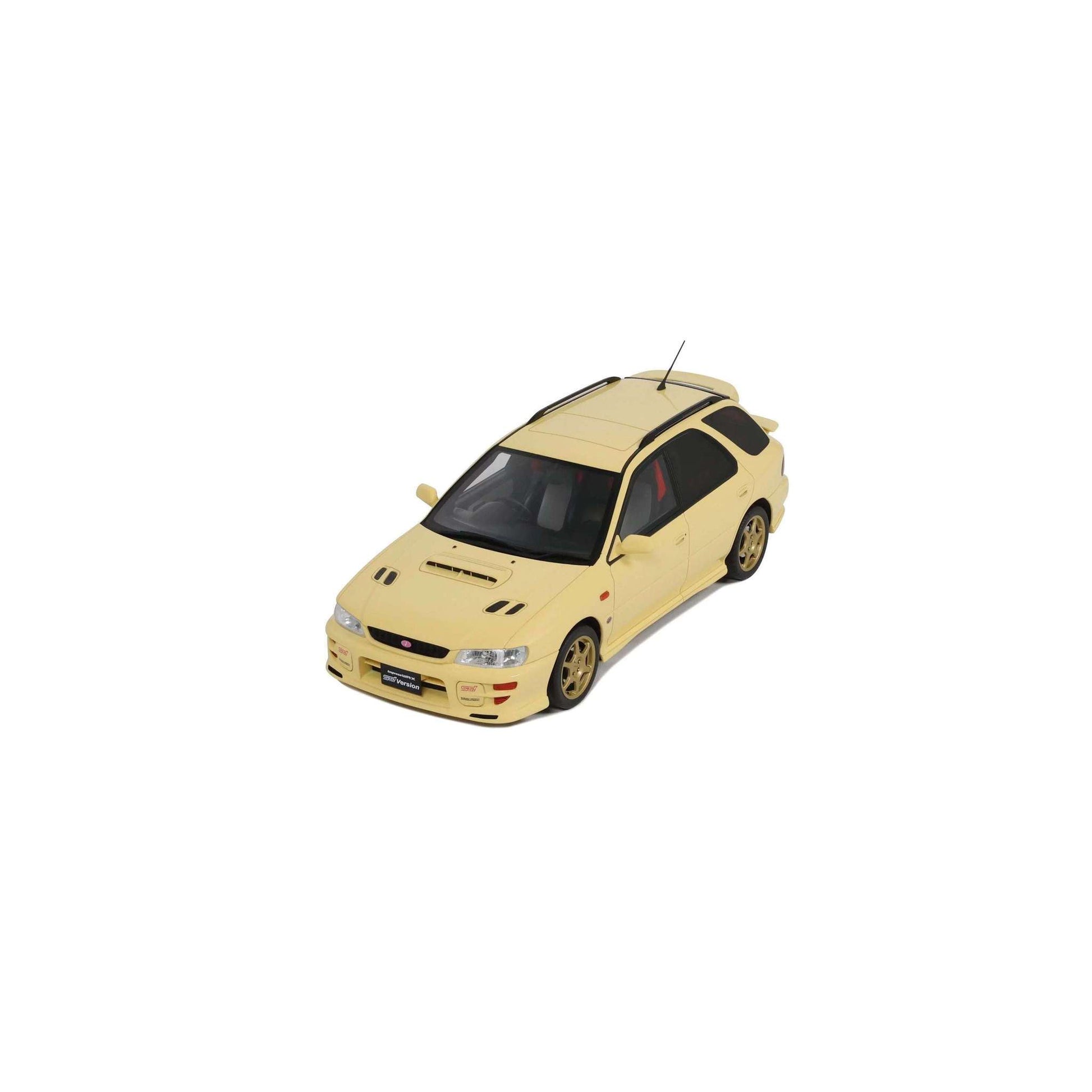 Otto 1999 Subaru Impreza WRX (GF8) STi Version VI Sport Wagon Cashmere Yellow 1:18 Cartsfy Inc.