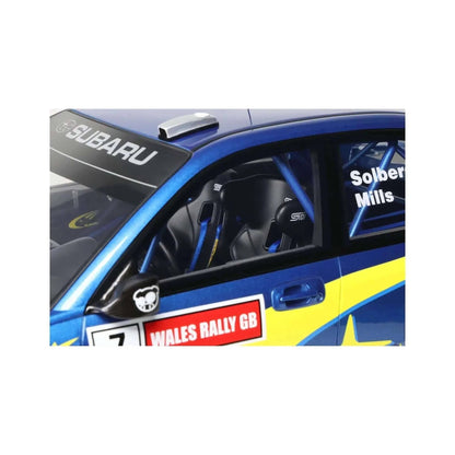Otto 2003 Subaru Impreza WRC S9 #7 Winner Wales Rallye 2003 Blue 1:12 STM Diecast Default Title Default Title-