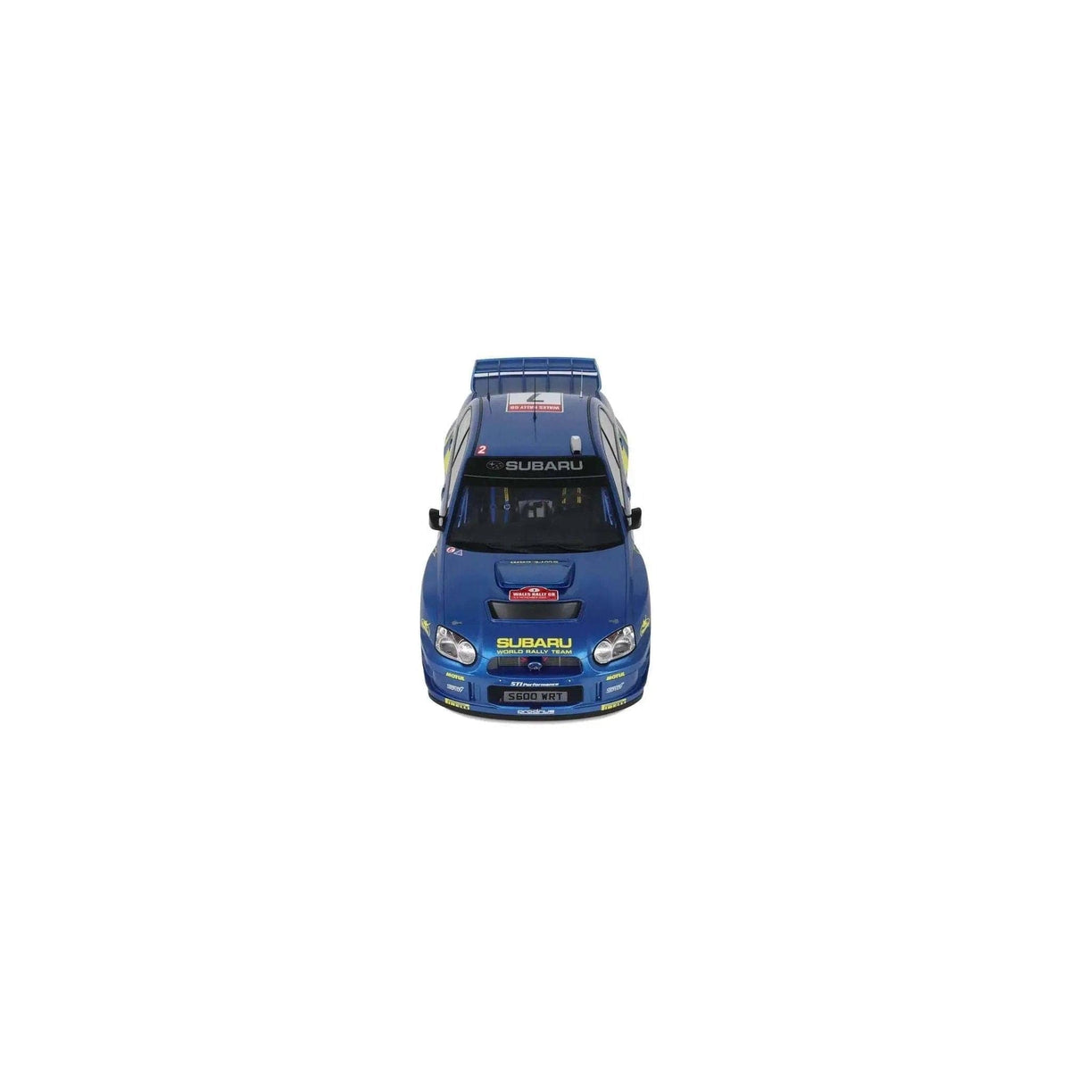 Otto 2003 Subaru Impreza WRC S9 #7 Winner Wales Rallye 2003 Blue 1:12 STM Diecast Default Title Default Title-