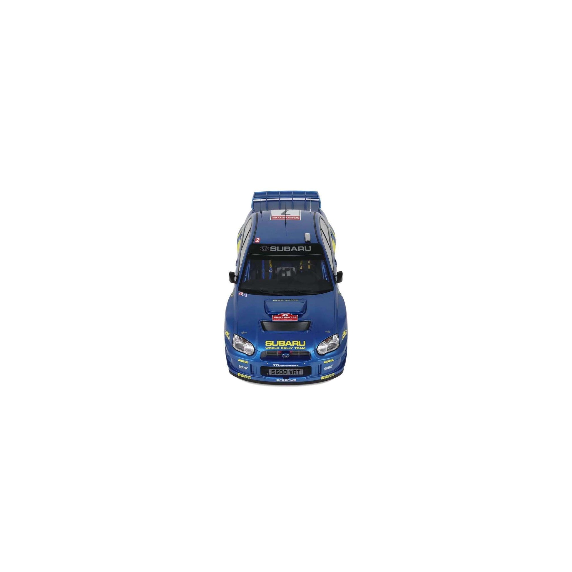 Otto 2003 Subaru Impreza WRC S9 #7 Winner Wales Rallye 2003 Blue 1:12 STM Diecast Default Title Default Title-