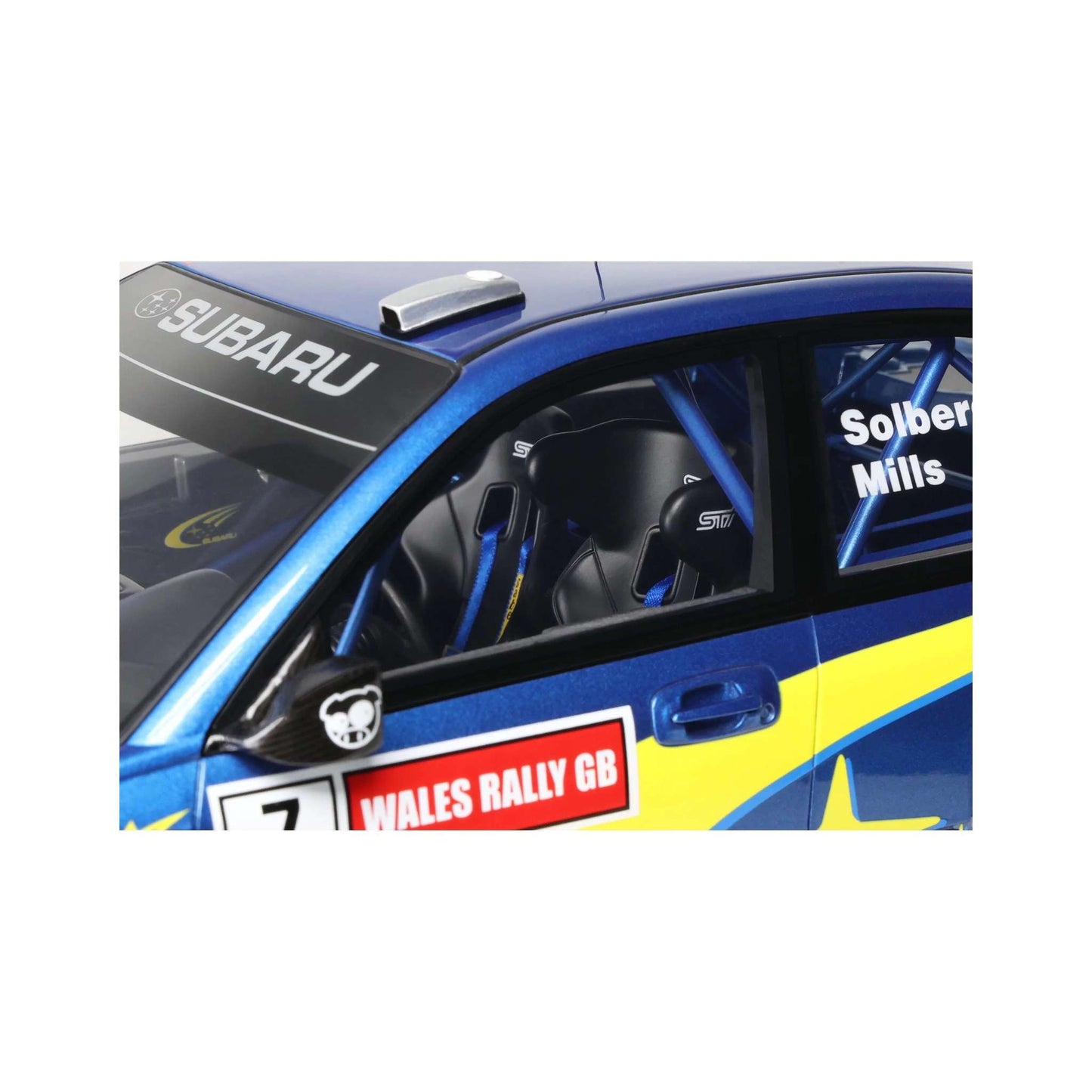 Otto 2003 Subaru Impreza WRC S9 #7 Winner Wales Rallye 2003 Blue 1:12 STM Diecast Default Title Default Title-