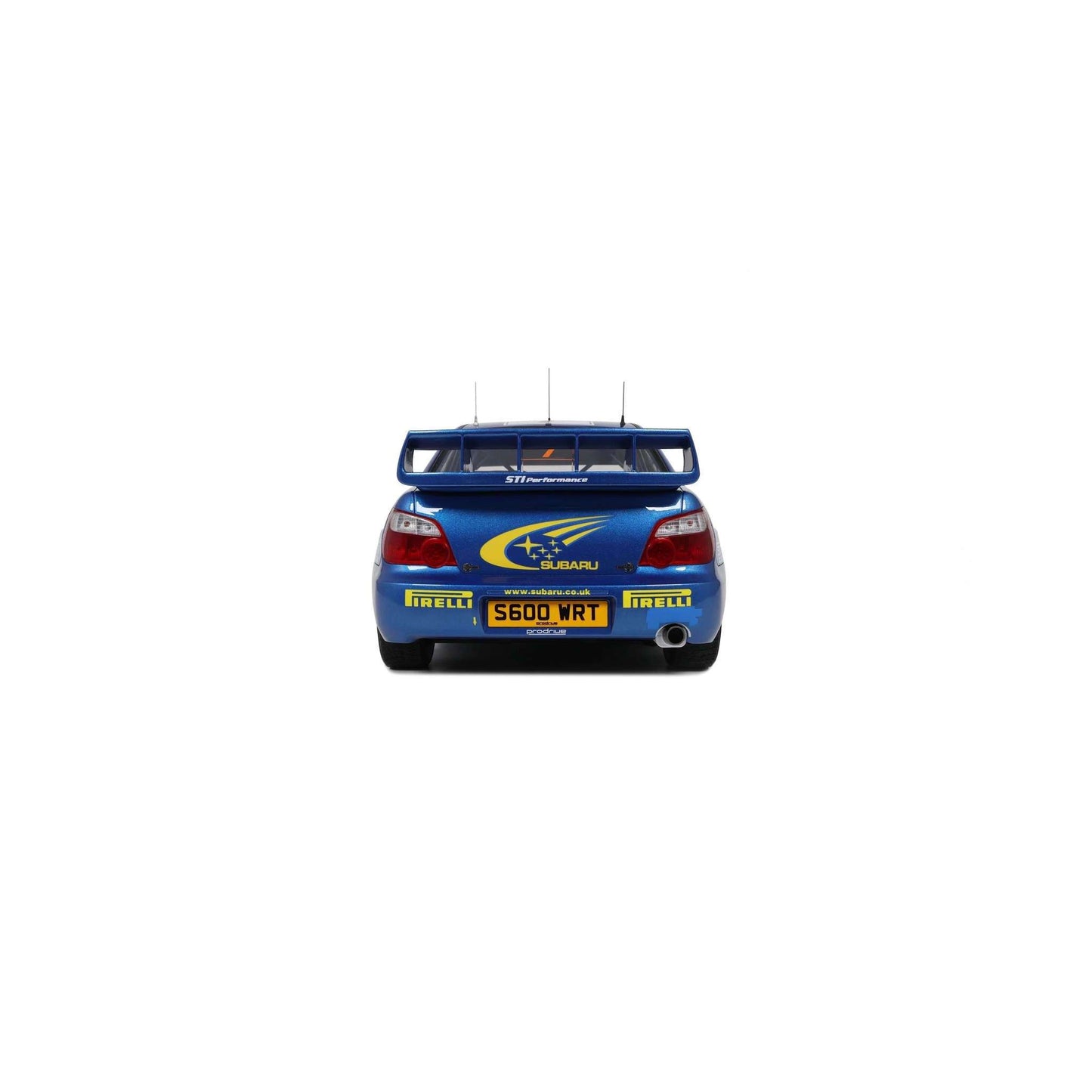 Otto 2003 Subaru Impreza WRC S9 #7 Winner Wales Rallye 2003 Blue 1:12 STM Diecast Default Title Default Title-