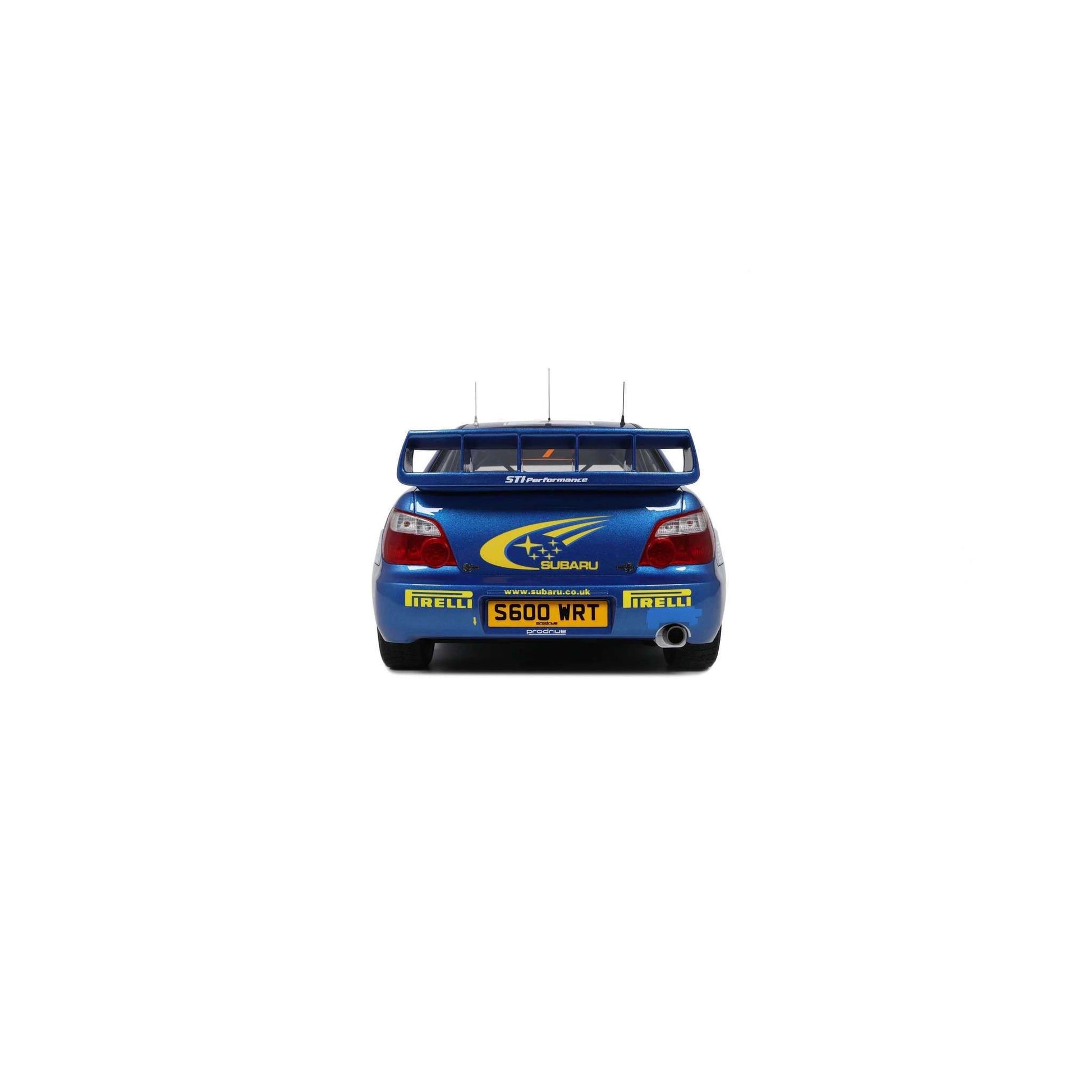 Otto 2003 Subaru Impreza WRC S9 #7 Winner Wales Rallye 2003 Blue 1:12 STM Diecast Default Title Default Title-