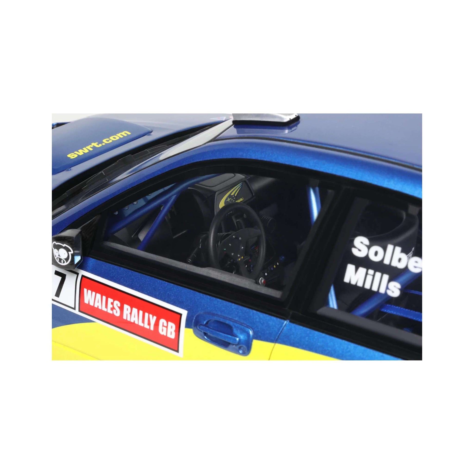 Otto 2003 Subaru Impreza WRC S9 #7 Winner Wales Rallye 2003 Blue 1:12 STM Diecast Default Title Default Title-