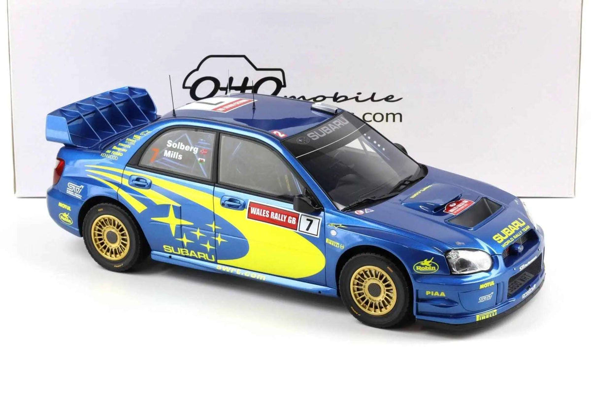 Otto 2003 Subaru Impreza WRC S9 #7 Winner Wales Rallye 2003 Blue 1:12 Cartsfy Inc.