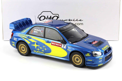 Otto 2003 Subaru Impreza WRC S9 #7 Winner Wales Rallye 2003 Blue 1:12 STM Diecast Default Title Default Title-