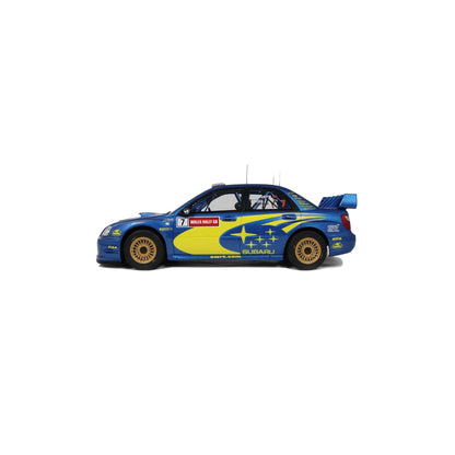 Otto 2003 Subaru Impreza WRC S9 #7 Winner Wales Rallye 2003 Blue 1:12 STM Diecast Default Title Default Title-