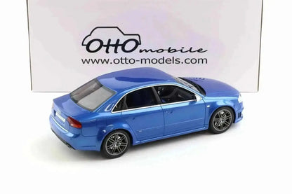 Otto 2007 Audi RS4 Sedan B7 4.2L V8 FSI Sprint Blue 1:18 Cartsfy Inc.
