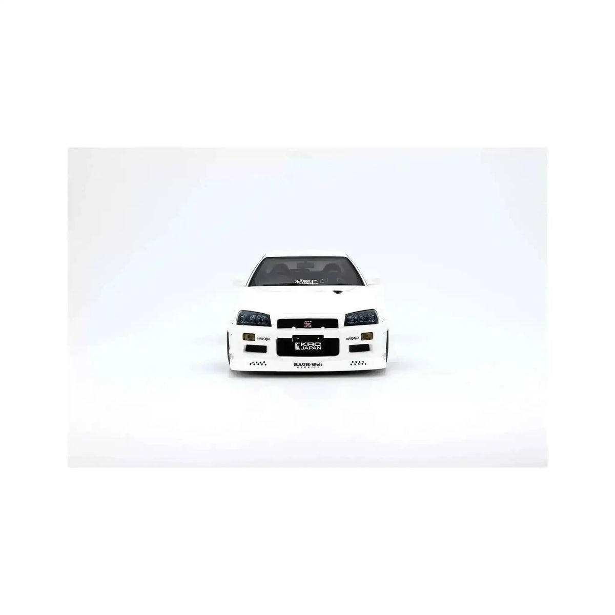 Otto 2019 Nissan Skyline GT-R R34 KRC Body Kit Pearl White QX1 1:18 Cartsfy Inc.
