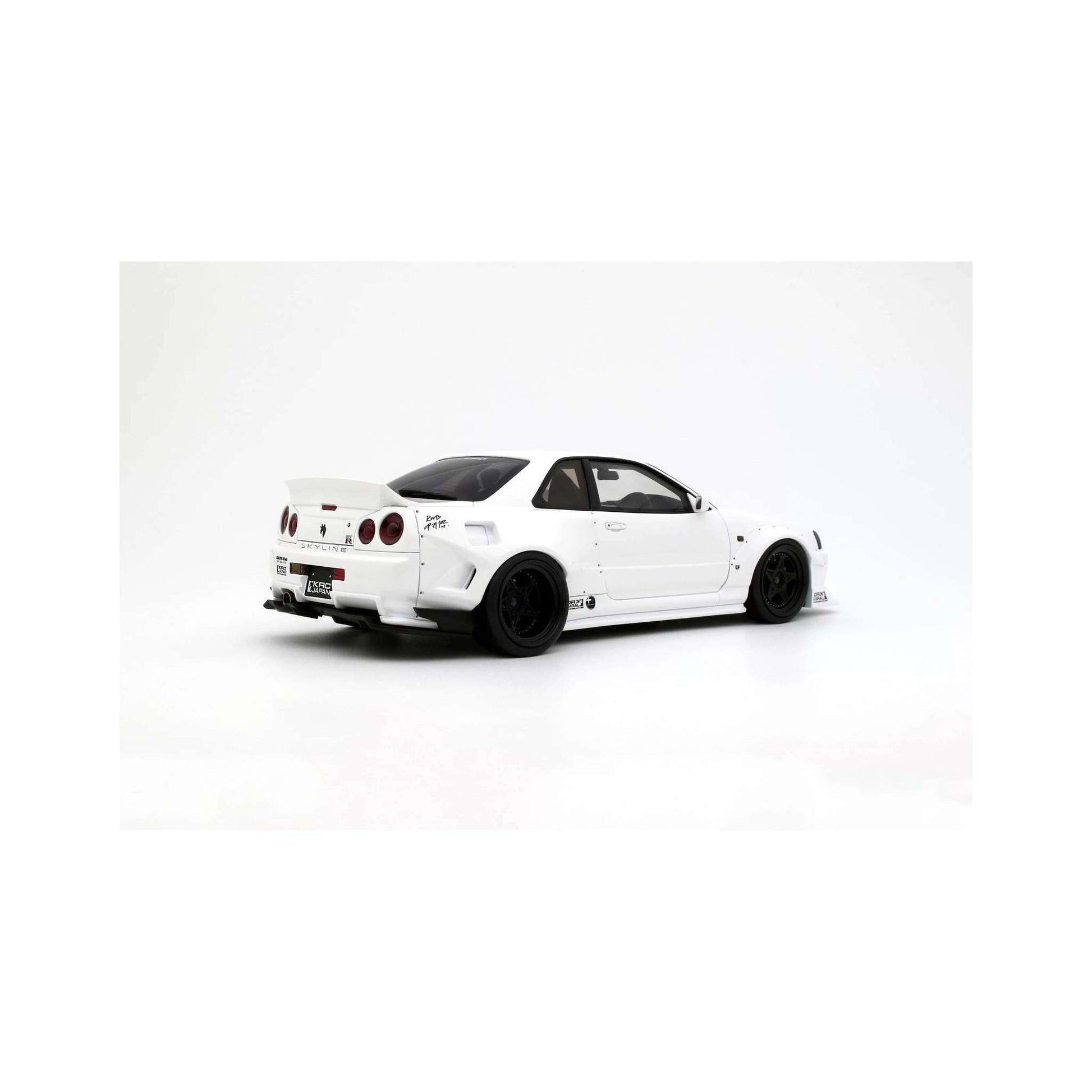 Otto 2019 Nissan Skyline GT-R R34 KRC Body Kit Pearl White QX1 1:18 Cartsfy Inc.