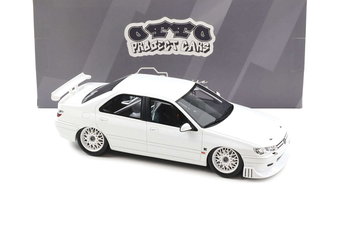 Otto 2024 Peugeot 406 Khyzyl Saleem White 1:18 STM Diecast Default Title Default Title-