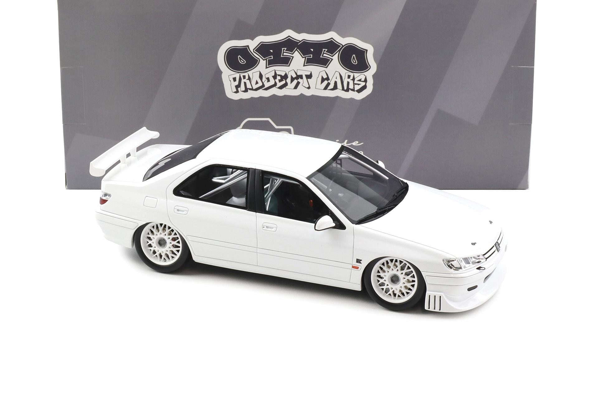 Otto 2024 Peugeot 406 Khyzyl Saleem White 1:18 STM Diecast Default Title Default Title-