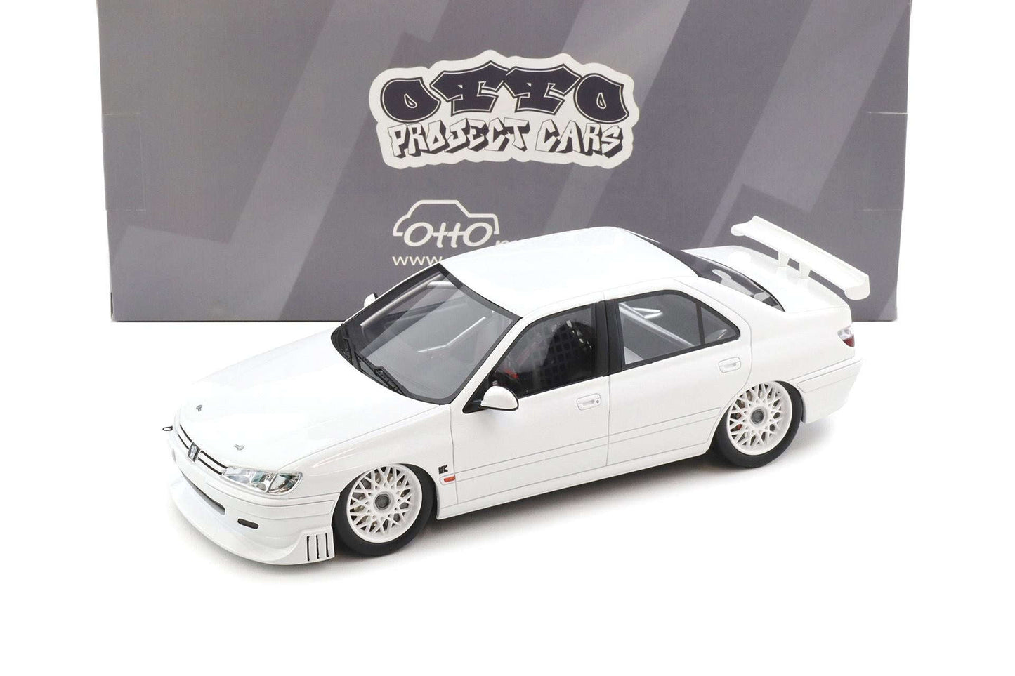 Otto 2024 Peugeot 406 Khyzyl Saleem White 1:18 STM Diecast Default Title Default Title-