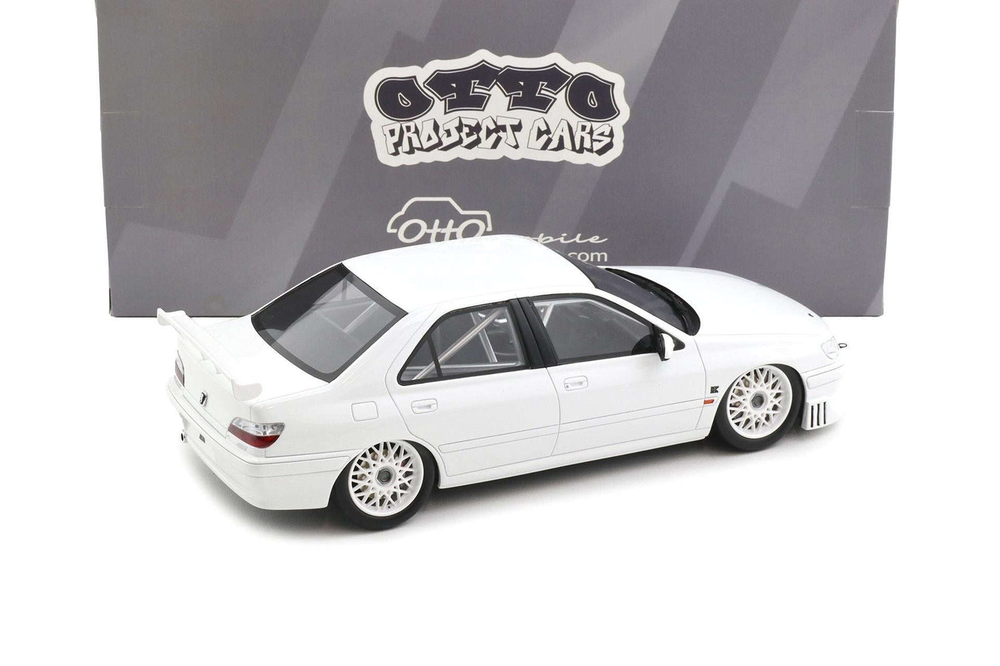 Otto 2024 Peugeot 406 Khyzyl Saleem White 1:18 STM Diecast Default Title Default Title-