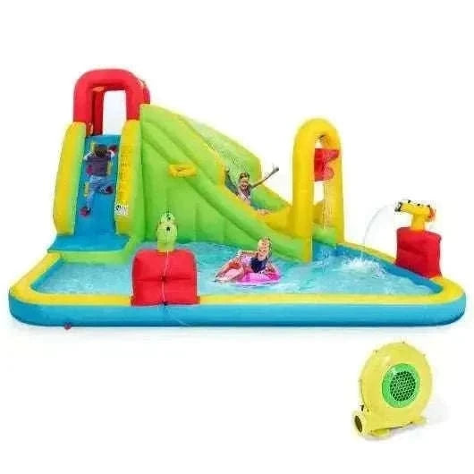 Outdoor Inflatable Water Bounce House with 480W Blower Cartsfy Inc.