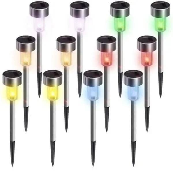 Outdoor Solar LED Solar Lights and Garden LED Lamps DailySale 5-Pieces / Multicolor 5-Pieces / Warm White 5-Pieces / White 5-Pieces / Multicolor-5-Pieces / Warm White-5-Pieces / White-10-Pieces / Multicolor-10-Pieces / Warm White-10-Pieces / White-