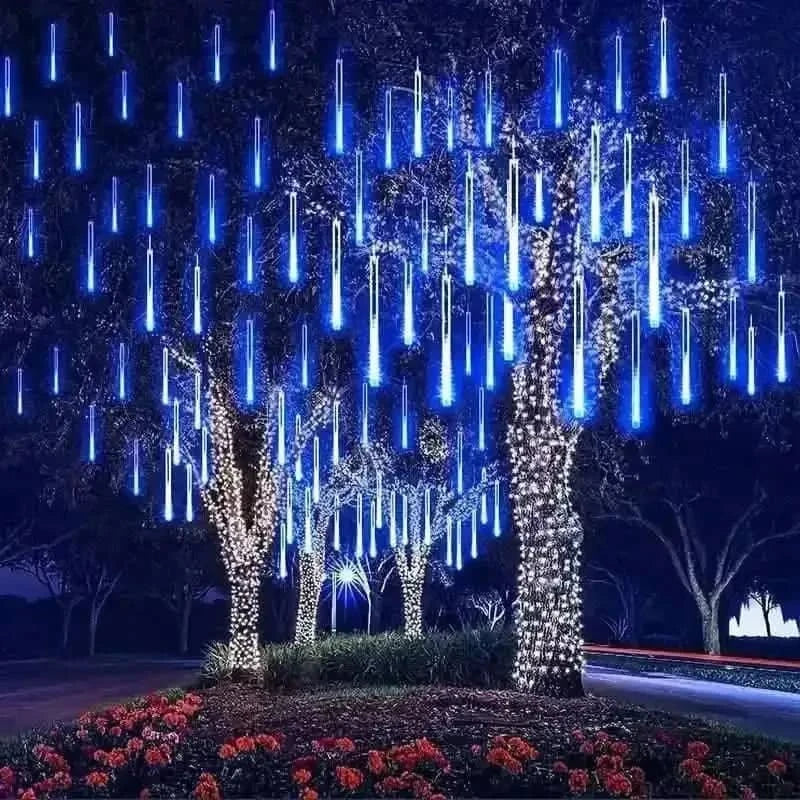 Outdoor Solar Meteor Christmas String Lights Cartsfy Inc.