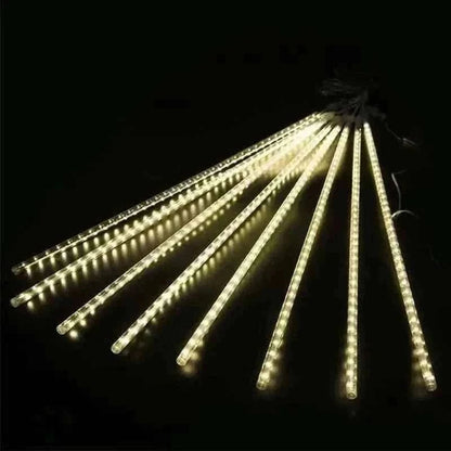 Outdoor Solar Meteor Christmas String Lights