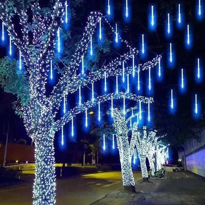 Outdoor Solar Meteor Christmas String Lights Cartsfy Inc.