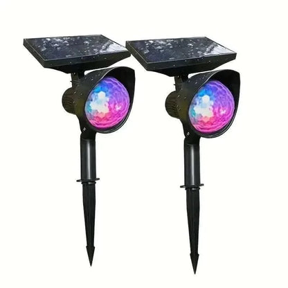 Outdoor Solar Rotating Color Projection Lamp DailySale Default Title Default Title-