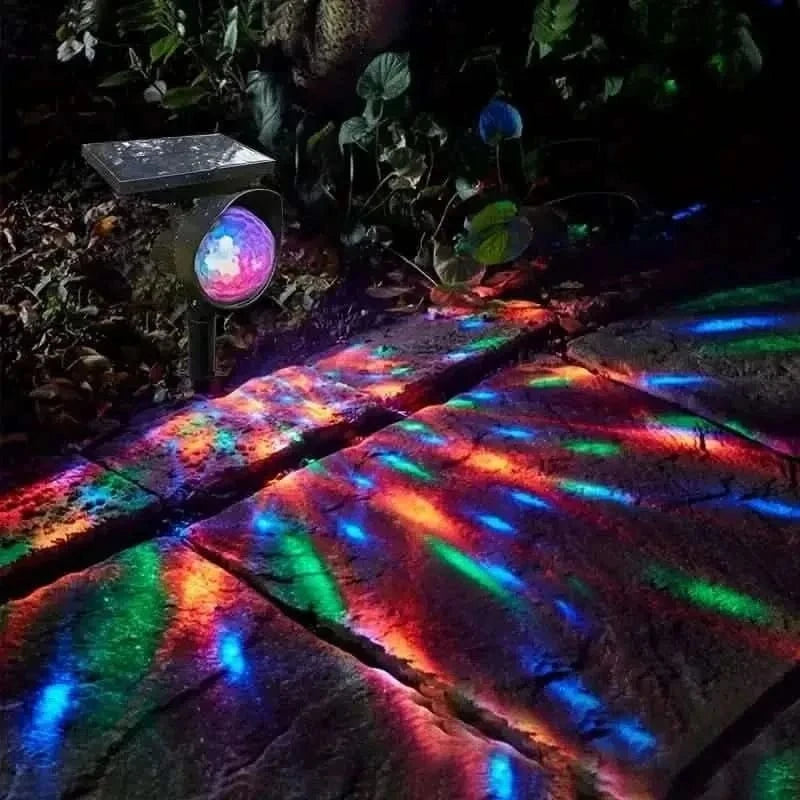 Outdoor Solar Rotating Color Projection Lamp DailySale Default Title Default Title-