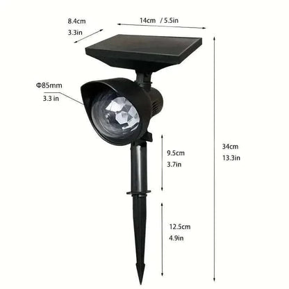 Outdoor Solar Rotating Color Projection Lamp DailySale Default Title Default Title-