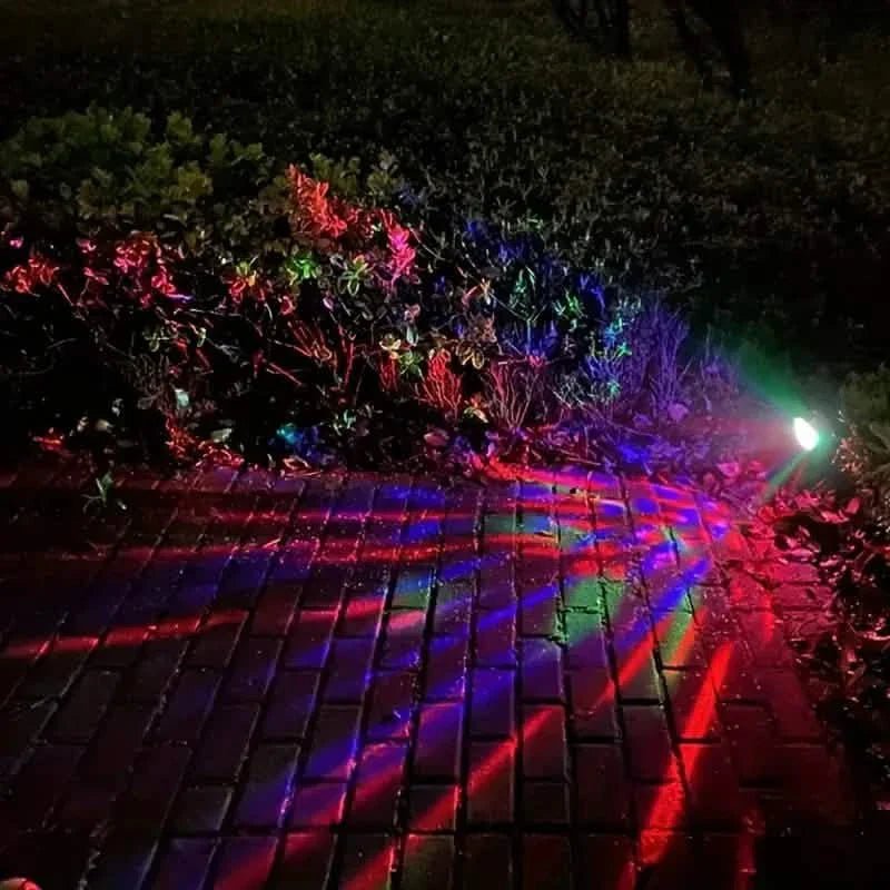 Outdoor Solar Rotating Color Projection Lamp - Cartsfy Inc.