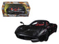 Pagani Huayra Matt Black with Red Interior 1/24 Diecast Model Car by Motormax Cartsfy Inc.