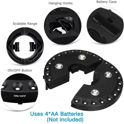 Patio Umbrella Light 3 Brightness Modes Cordless 28 LED Lights DailySale Default Title Default Title-