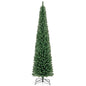 Pencil Christmas Tree with Memory Wire Branch Tips and Warm LED Lights DirectDeals 7FT 5FT 6FT 7FT-5FT-6FT-8FT-