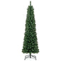 Pencil Christmas Tree with Memory Wire Branch Tips and Warm LED Lights DirectDeals 7FT 5FT 6FT 7FT-5FT-6FT-8FT-