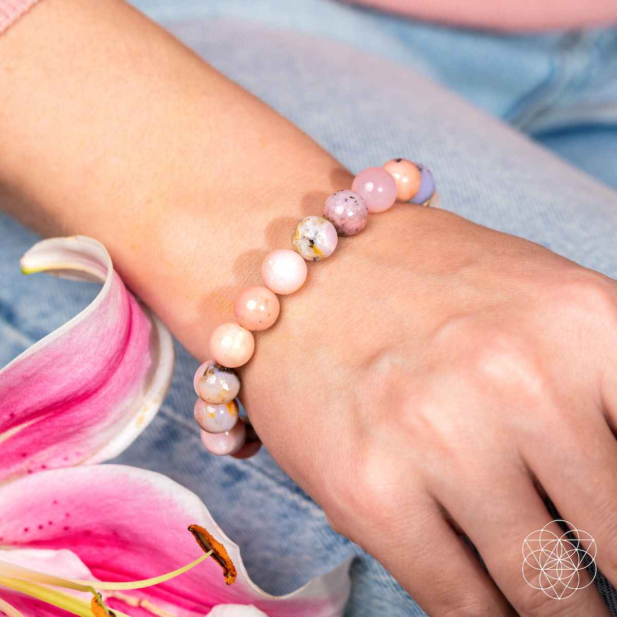 Peruvian Pink Opal Bracelet Cartsfy Inc.