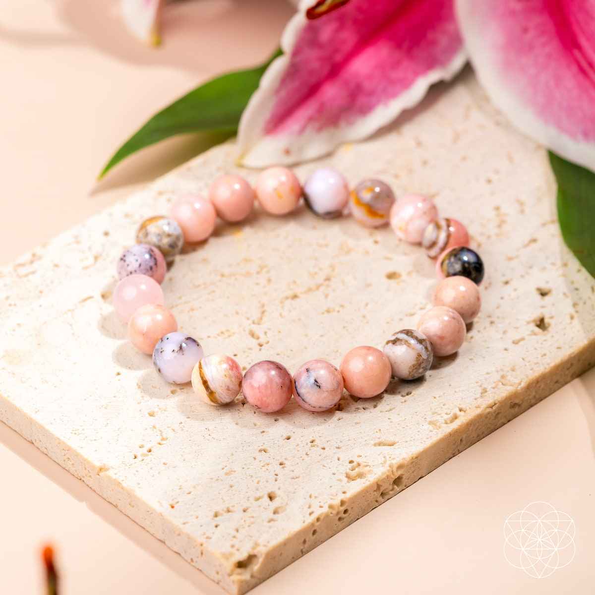 Peruvian Pink Opal Bracelet Cartsfy Inc.