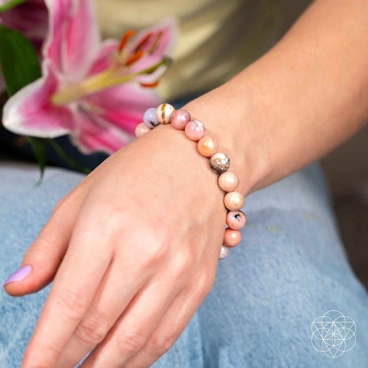 Peruvian Pink Opal Bracelet Cartsfy Inc.