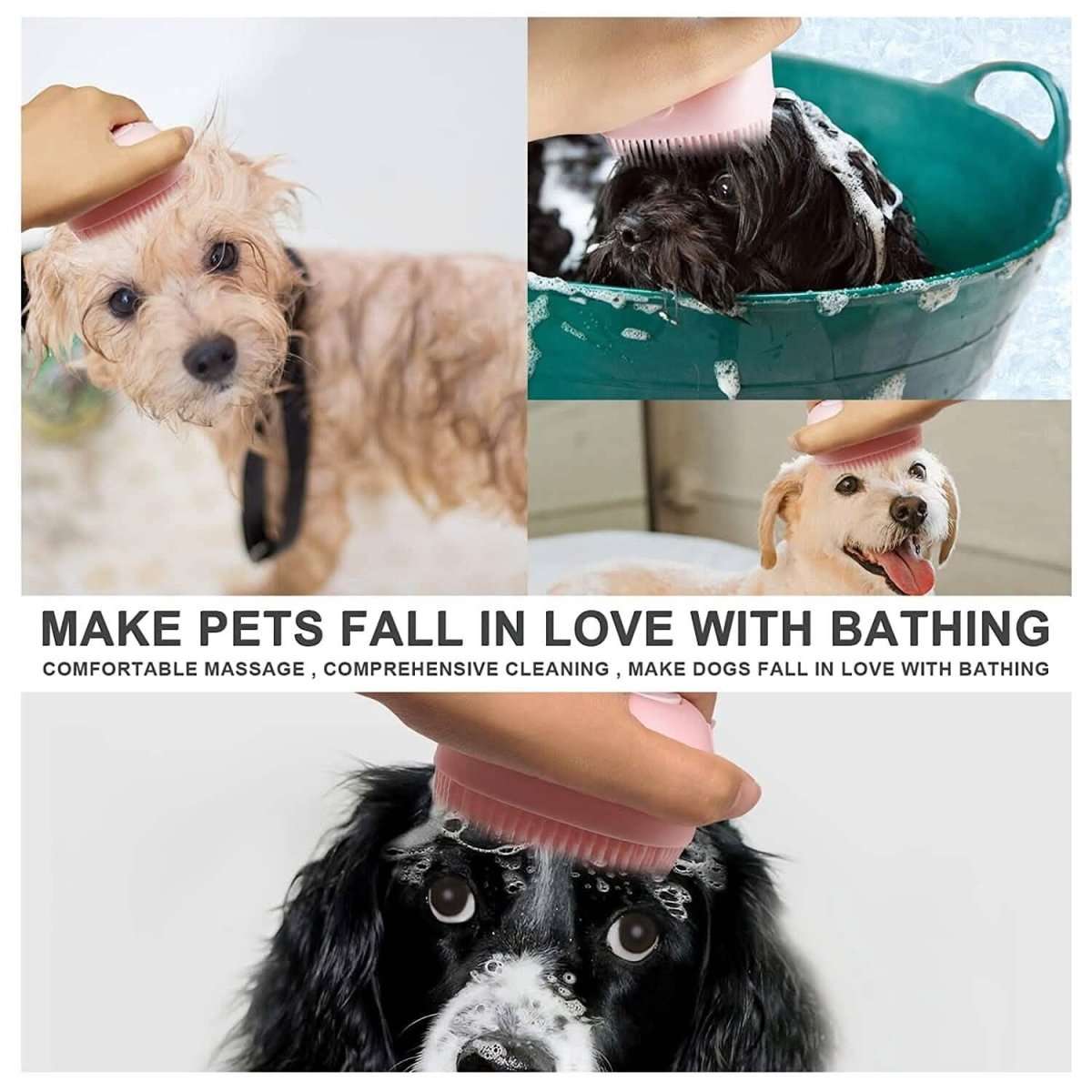Pet Bath Brush Dog Scrubber Cartsfy Inc.