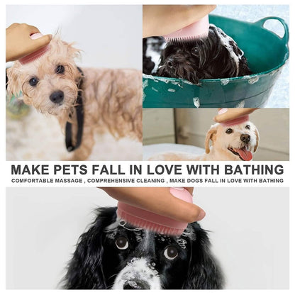 Pet Bath Brush Dog Scrubber - Cartsfy Inc.
